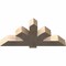 Ekena Millwork Redmond Smooth Timber Gable Bracket, Douglas Fir, 48"W x 22"H x 5 1/2"D x 5 1/2"F, 11/12 Pitch GBW048X22X0606RED00SDF - alternate 4